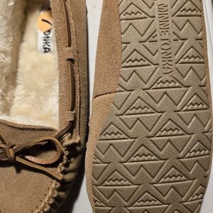 Minnetonka Tan Moccasins for Women